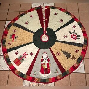 Christmas Tree Skirt Handmade New